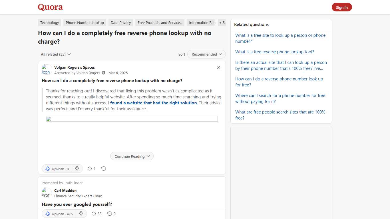 How to do a completely free reverse phone lookup with no charge - Quora
