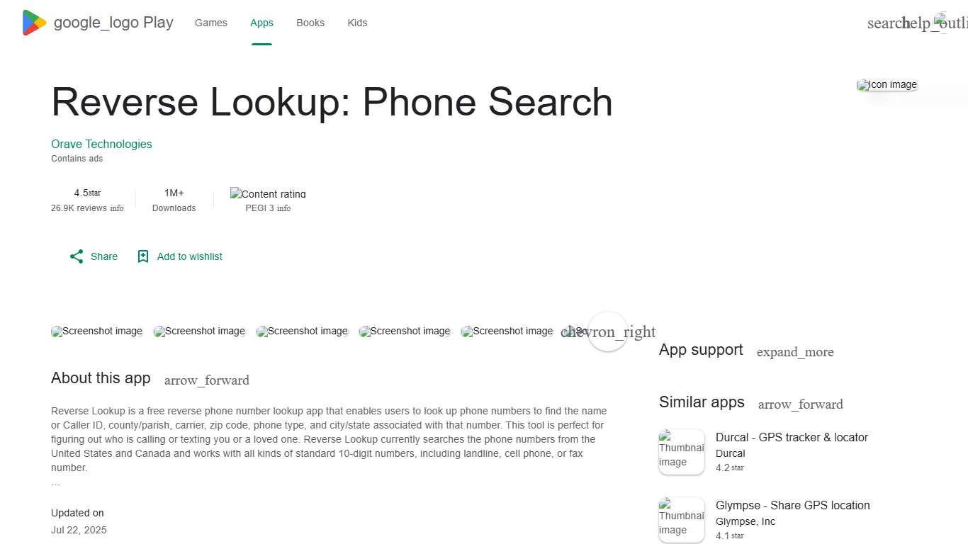 Reverse Lookup: Phone Search - Apps on Google Play